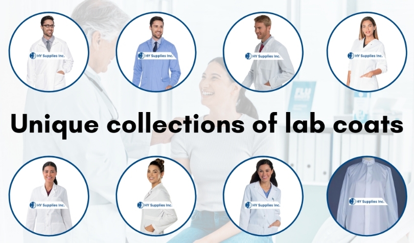 Unique collections of lab coats for healthcare professionals